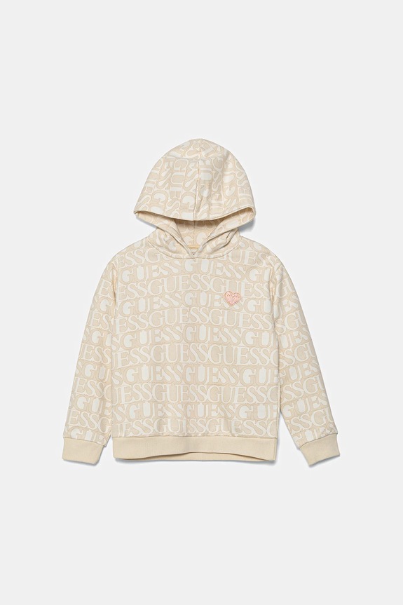 Dječja pamučna dukserica Guess pamuk bež K5YQ03.KAD74.9BYA