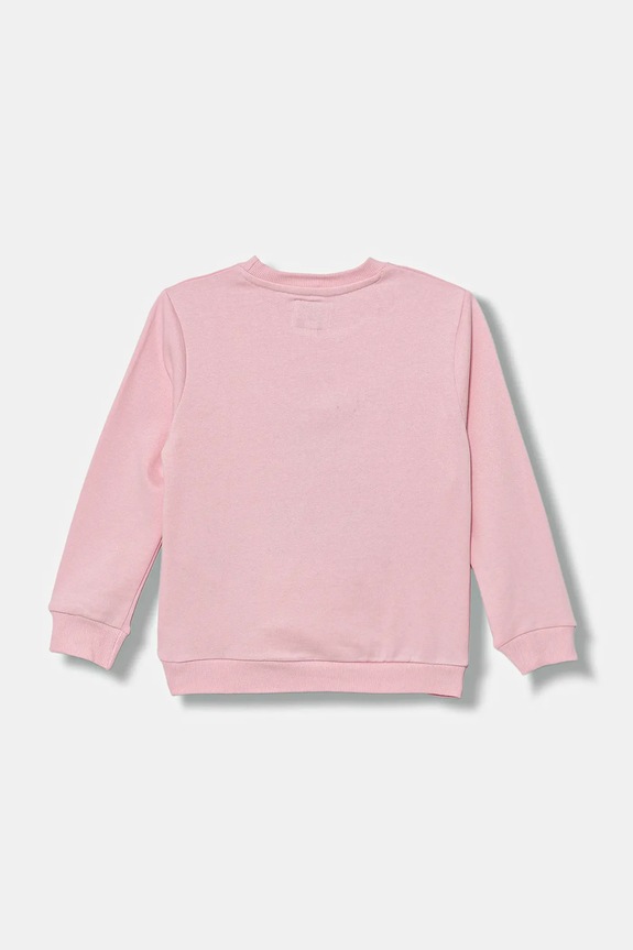 Guess bluza bawełniana dziecięca H5YT00.KAX74.G.9BYA różowy AW25