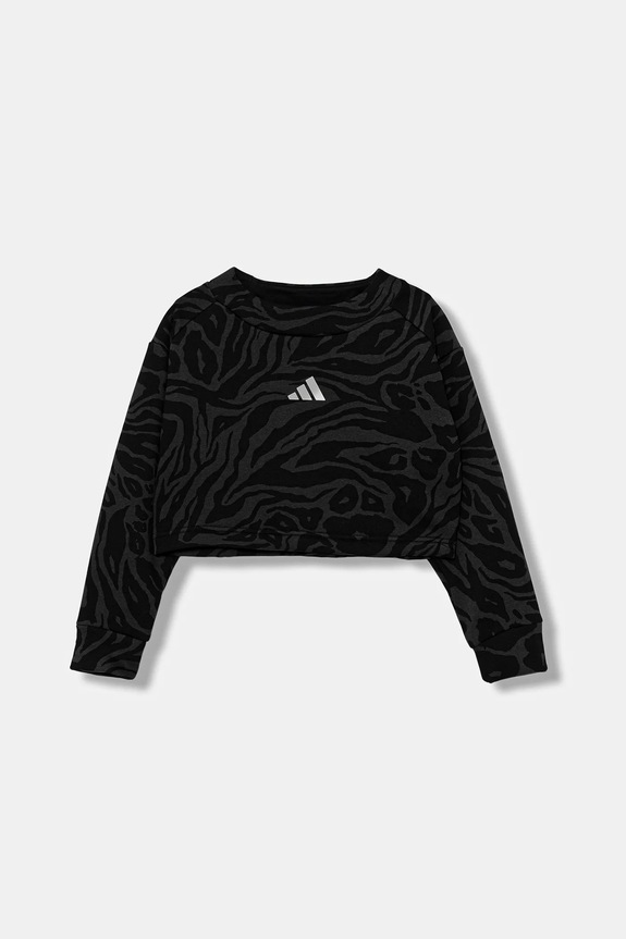 Detská mikina adidas JM1367 čierna AW25