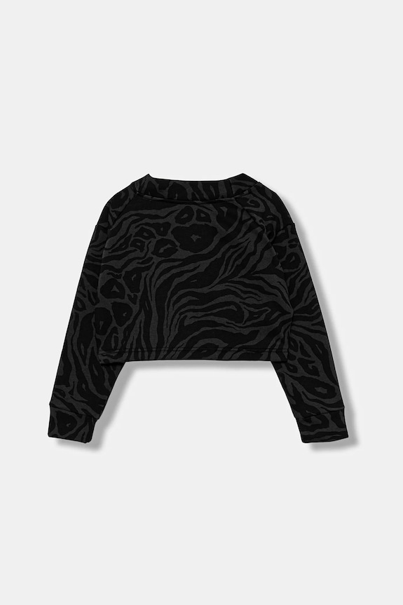 Dievča Detská mikina adidas JM1367 čierna