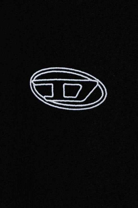 DÍVKA Dětská bavlněná mikina Diesel SVALSY SWEAT-SHIRT J02417 černá