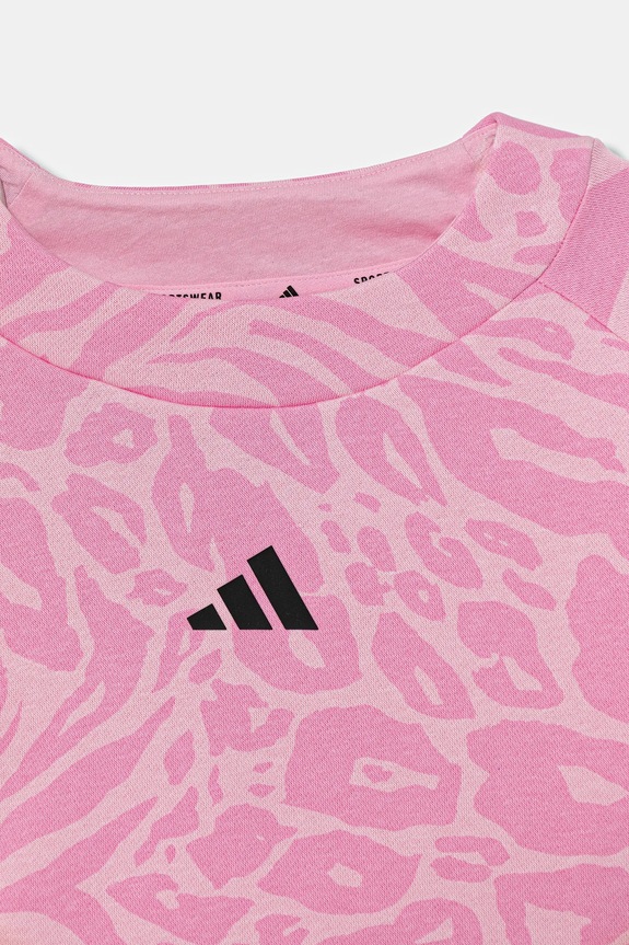 Otroški pulover adidas roza JW7541