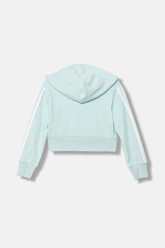 Djevojčice Dječja dukserica adidas JY4984 tirkizna