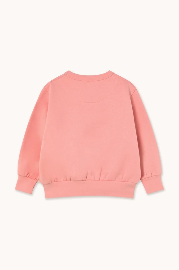 Dievča Detská bavlnená mikina Tinycottons WORM GRAPHIC SWEATSHIRT AW25.293 ružová
