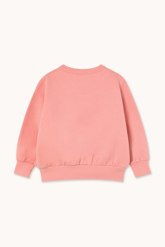 Dievča Detská bavlnená mikina Tinycottons WORM GRAPHIC SWEATSHIRT AW25.293 ružová