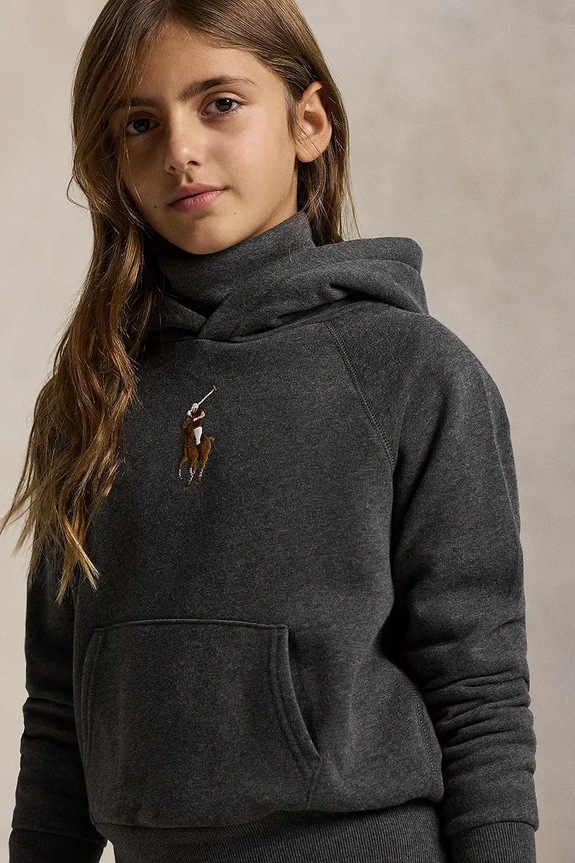 Dětská mikina Polo Ralph Lauren 313978992001 šedá