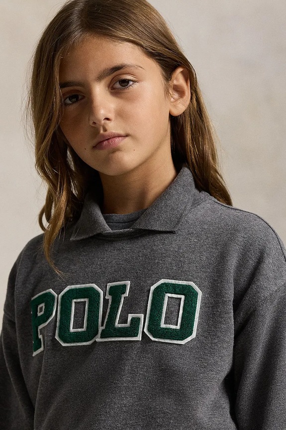 Dětská mikina Polo Ralph Lauren 313979022001 šedá
