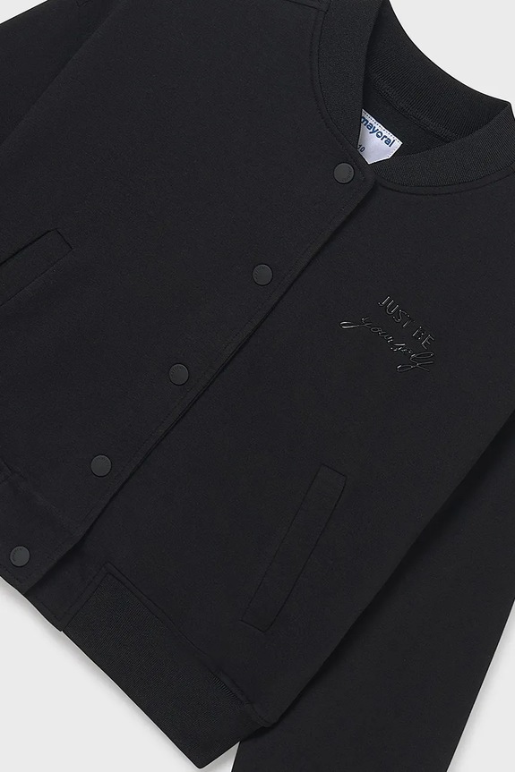 Mayoral bluza dziecięca czarny 7428.8F.Junior.9BYA