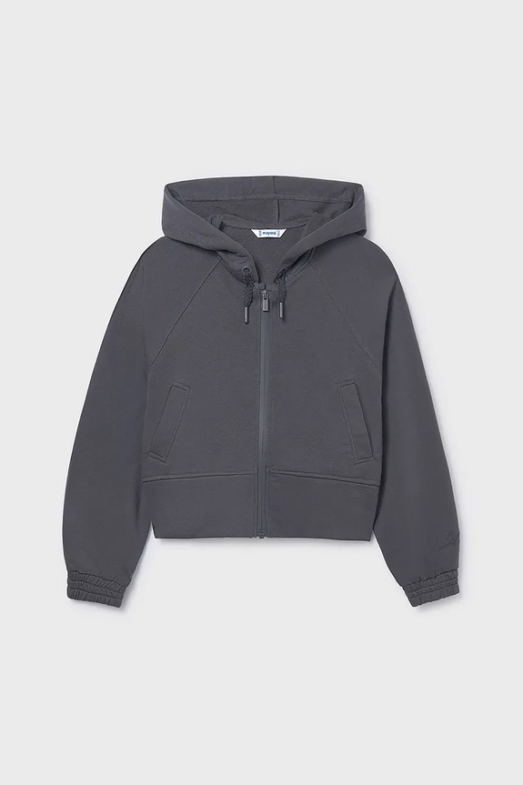 Dukserica Mayoral s kapuljačom siva 7439.8D.Junior.9BYA