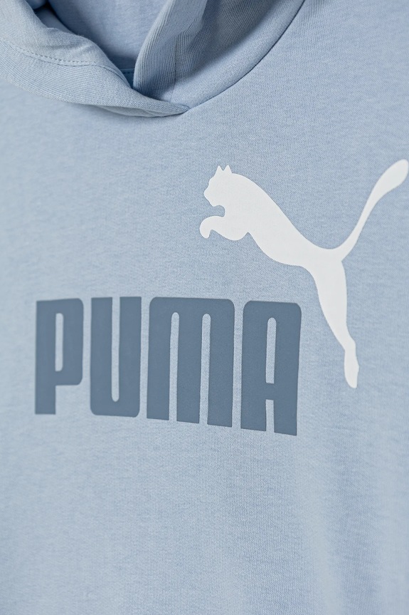 Dievča Detská mikina Puma ESS 2 COLOR No. 1 Logo? Short Length Hoodie TR G 686072 modrá