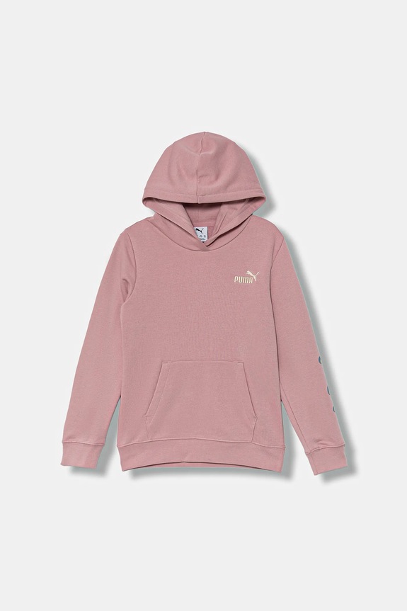 Detská mikina Puma TWEENERVERSE Hoodie TR G nášivka ružová 688504