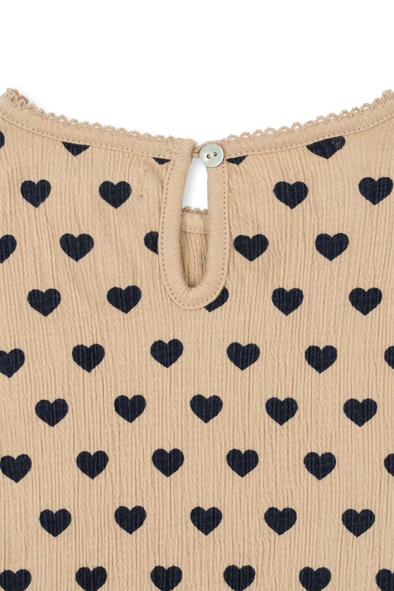 Deklice Otroški pulover Konges Sløjd CHLEO BLOUSE GOTS KS103750.9BYA bež