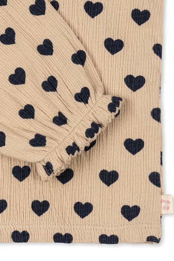 Otroški pulover Konges Sløjd CHLEO BLOUSE GOTS bež KS103750.9BYA