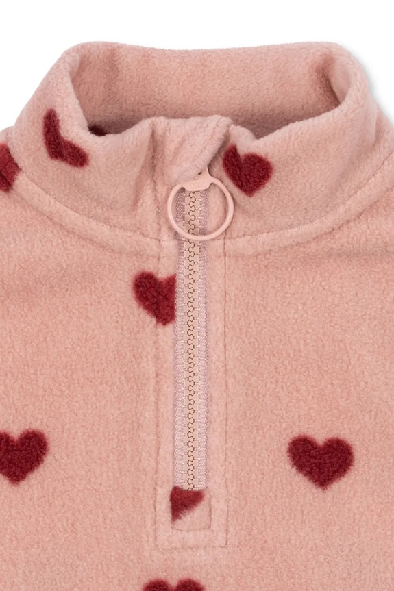 Дівчинка Дитяча кофта Konges Sløjd TAVI FLEECE SWEATSHIRT GRS KS101301.G.9BYA рожевий