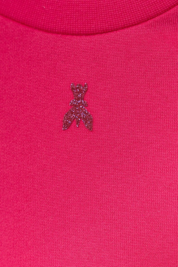 Dziewczynka Patrizia Pepe bluza bawełniana dziecięca J315 7M0932 różowy