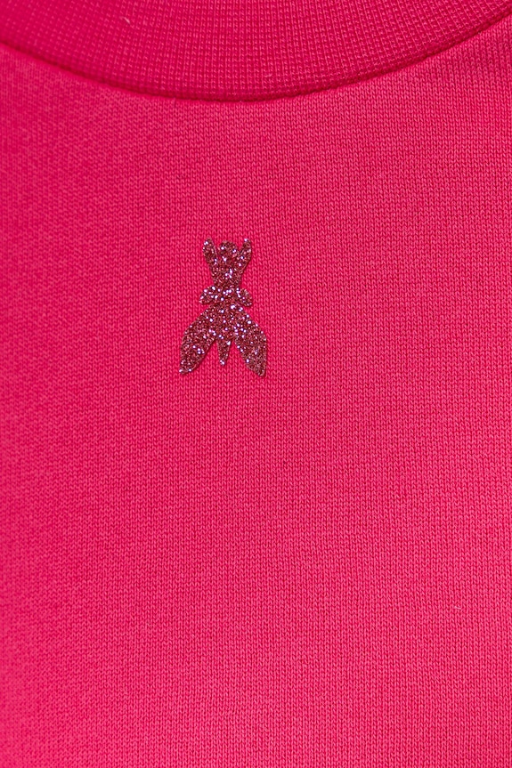 Dziewczynka Patrizia Pepe bluza bawełniana dziecięca J315 7M0932 różowy