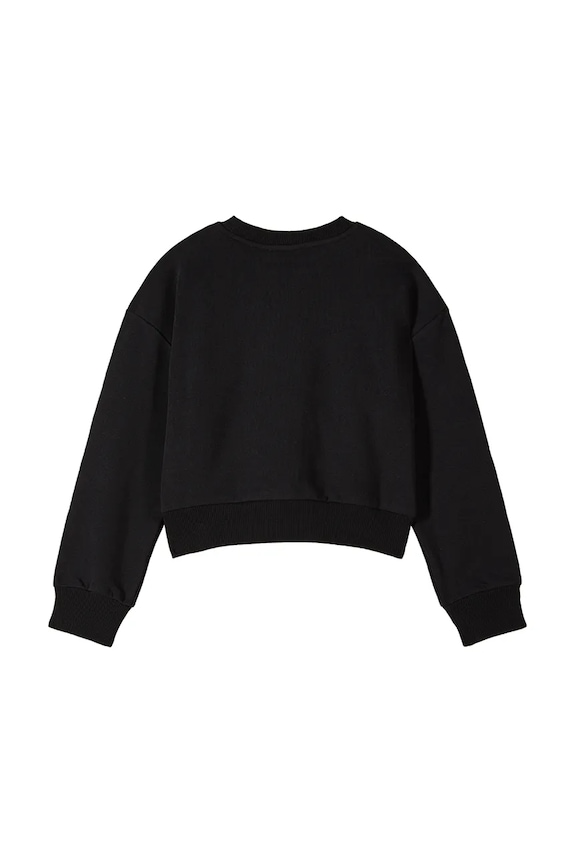 Детская хлопковая кофта Patrizia Pepe J315 7M0932 чёрный SS26