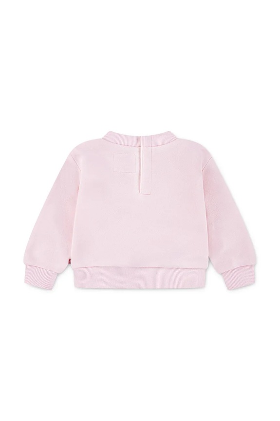Levi's bluză bebe PETER PAN COLLAR CREW NECK 1EN575 roz AW25
