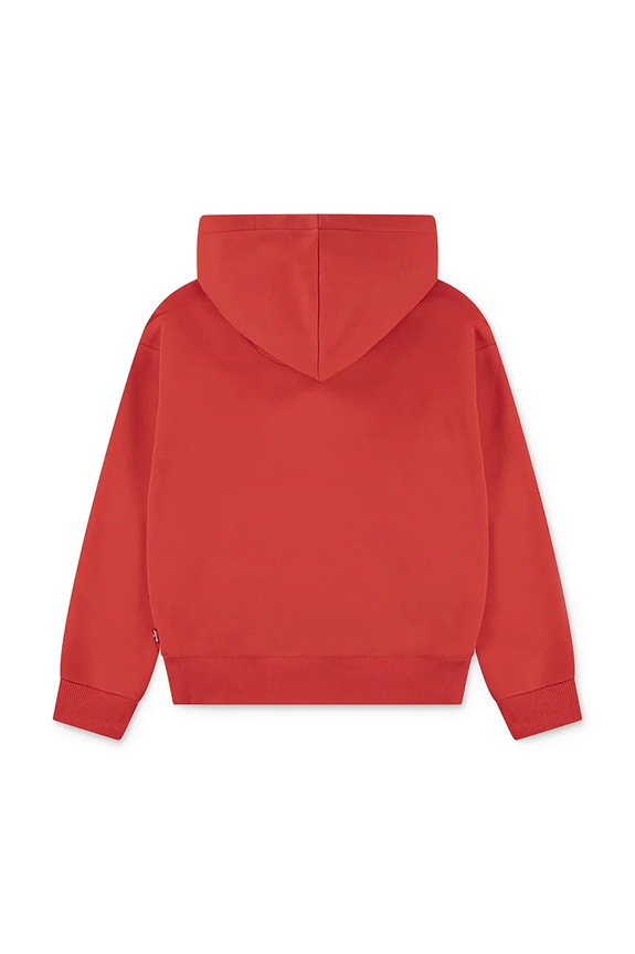 Παιδική μπλούζα Levi's BATWING PATCH HOODIE 3EN447 κόκκινο AW25