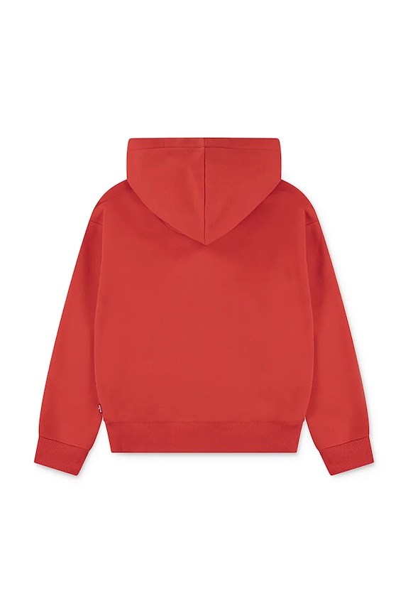 Παιδική μπλούζα Levi's BATWING PATCH HOODIE 3EN447 κόκκινο AW25