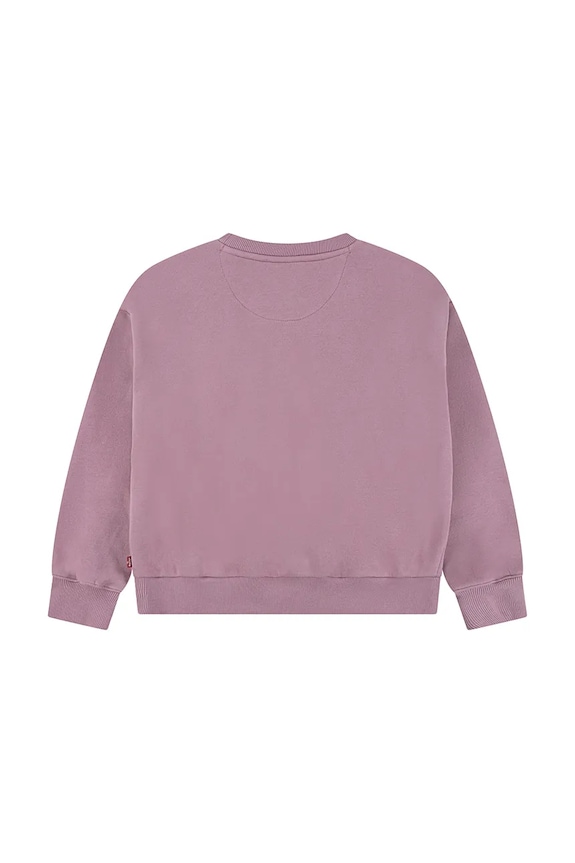 Παιδική μπλούζα Levi's ROSE FRONT TUCK CREW 3EP015 ροζ AW25
