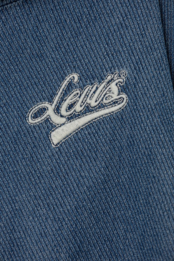 Dievča Detská mikina Levi's DENIM HOODIE 4EN961 modrá