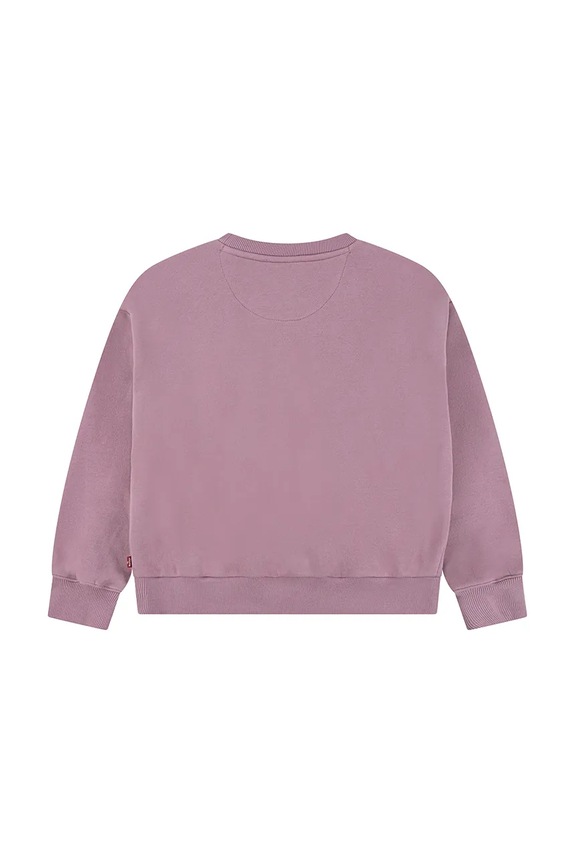 Levi's bluza dziecięca ROSE FRONT TUCK CREW 4EP015 różowy AW25