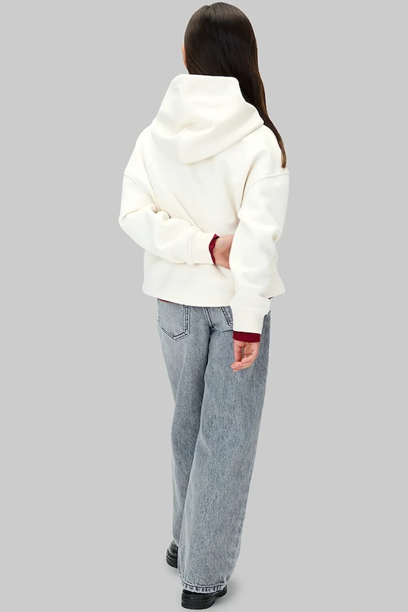 Βαμβακερή παιδική μπλούζα Calvin Klein Jeans μπεζ IG0IG03018.9BYA