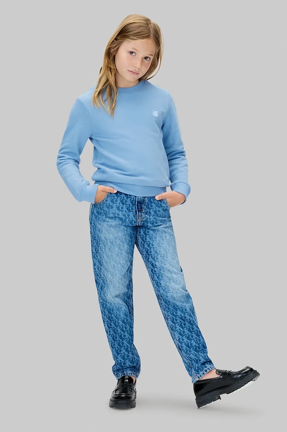Fete Calvin Klein Jeans bluză copii IU0IU00570.9BYA albastru
