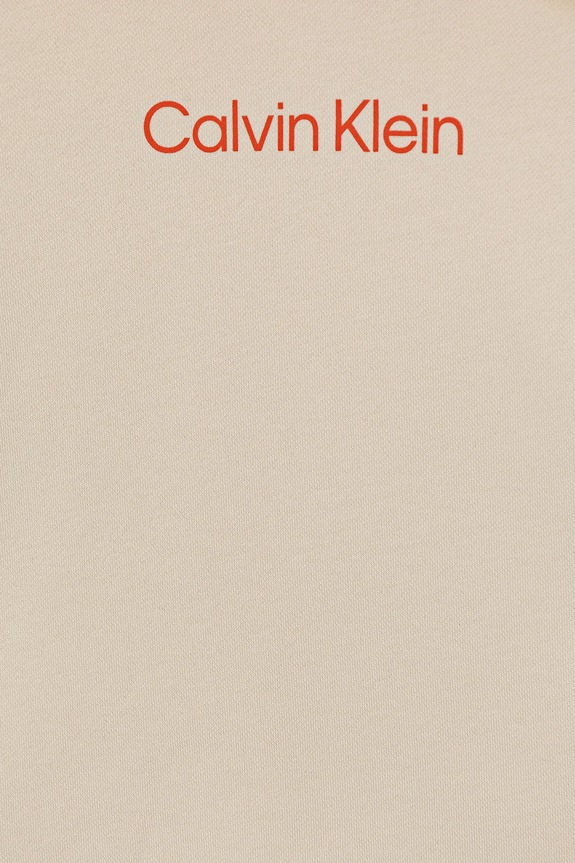 Fete Calvin Klein Jeans hanorac de bumbac pentru copii IU0IU00679.128.170.9BYA bej