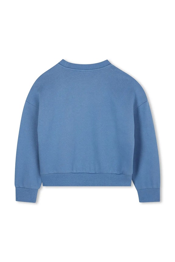 Detská bavlnená mikina Kenzo Kids K61378.114.150 modrá AW25