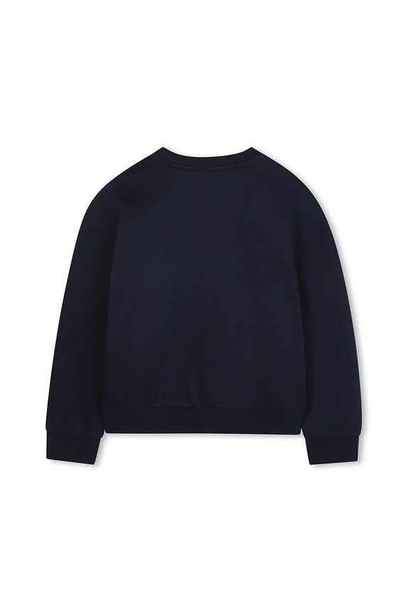 Michael Kors bluza bawełniana dziecięca R30469.156 granatowy AW25