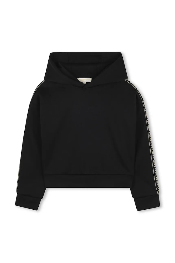 Detská mikina Michael Kors R30478.156 čierna AW25