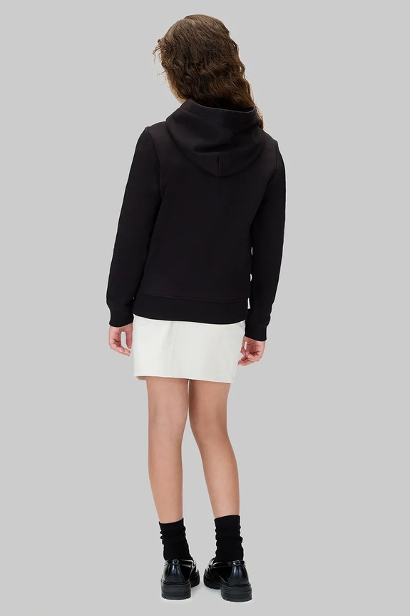 Calvin Klein Jeans hanorac de bumbac pentru copii IU0IU00712.9BYA negru
