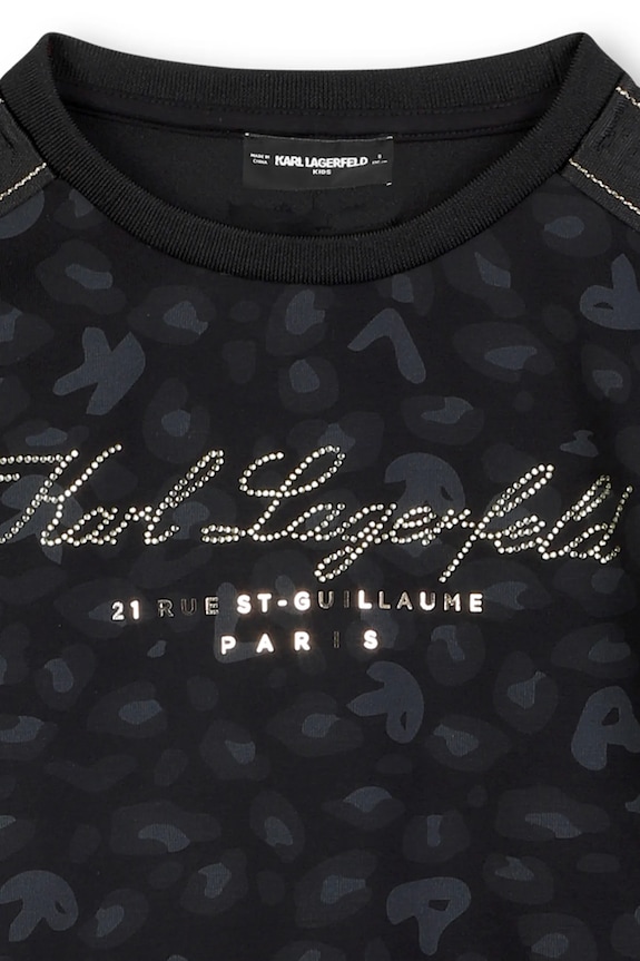Fete Karl Lagerfeld bluză copii Z30608.114.150 negru
