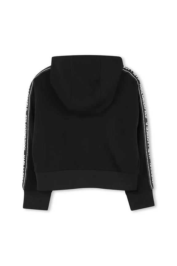 Dievča Detská mikina Karl Lagerfeld Z30609.114.150 čierna