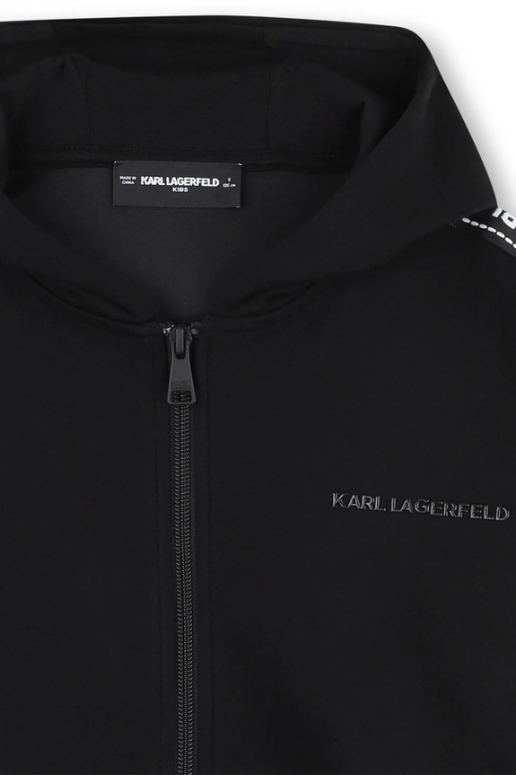 Detská mikina Karl Lagerfeld čierna Z30609.114.150
