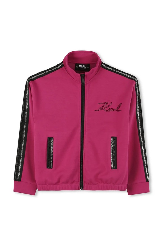 Детская кофта Karl Lagerfeld Z30611.86.108 розовый AW25
