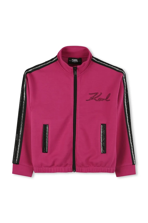 Дитяча кофта Karl Lagerfeld Z30611.86.108 рожевий AW25