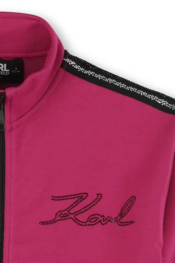 Дитяча кофта Karl Lagerfeld рожевий Z30611.86.108