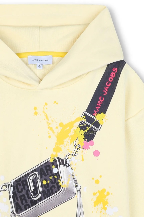 Marc Jacobs bluza bawełniana dziecięca żółty W60573.102.108