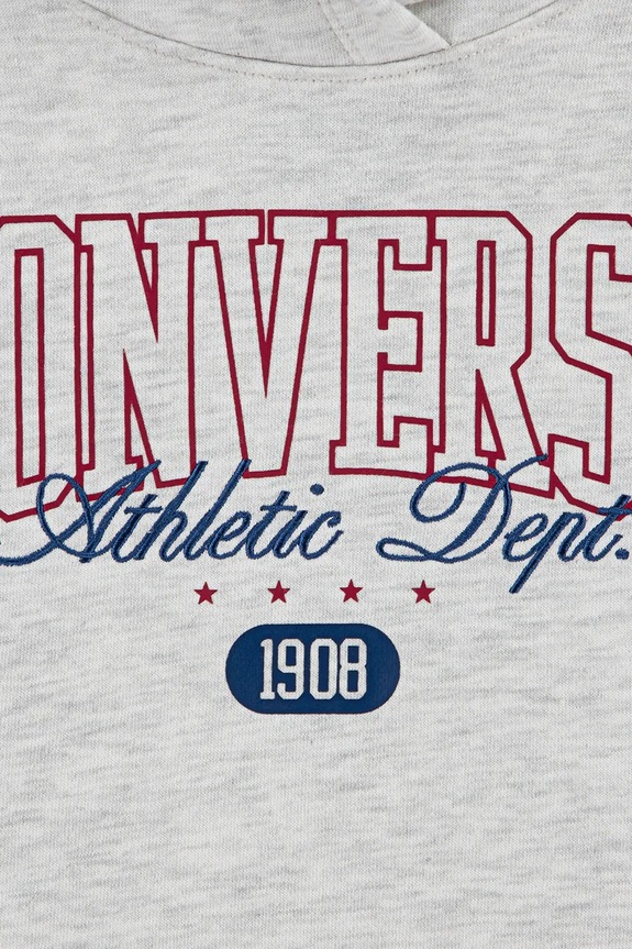 Παιδική μπλούζα Converse 4CH370 γκρί AW25