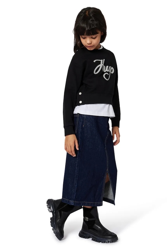 HUGO felpa per bambini G00498.114.150 nero