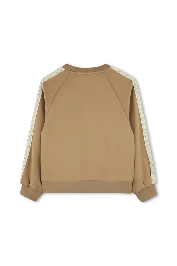 Dziewczynka BOSS bluza dziecięca J52422.126.150 brązowy