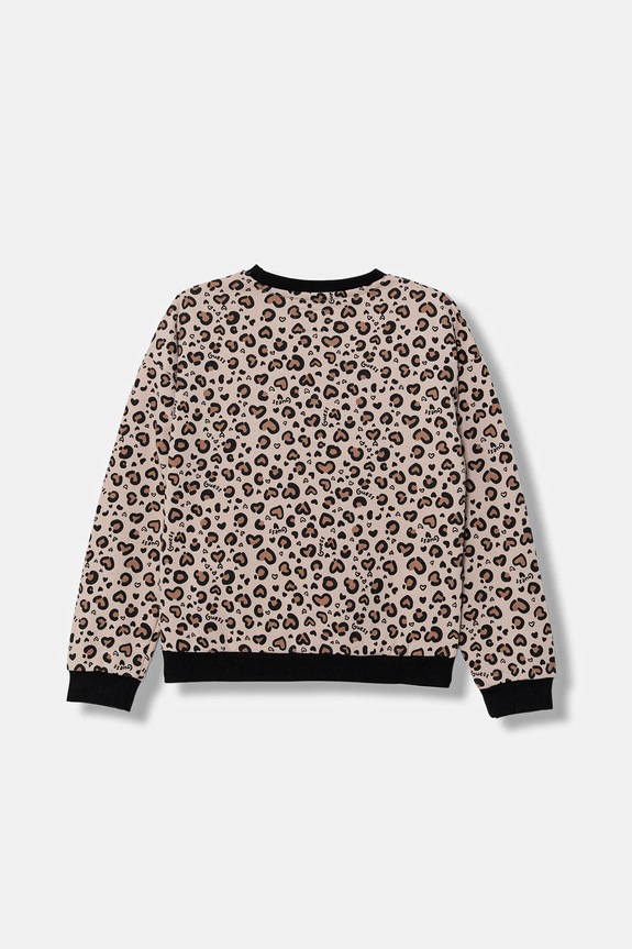 Παιδική βαμβακερή μπλούζα Guess K5BQ03.KAD74.9BYA μπεζ AW25