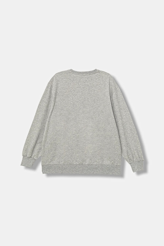 Elisabetta Franchi felpa in cotone bambino/a EFFE151.0.FF002 grigio AW25