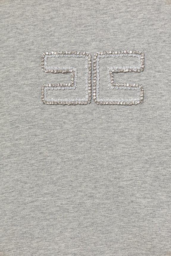 BIMBA Elisabetta Franchi felpa in cotone bambino/a EFFE151.0.FF002 grigio