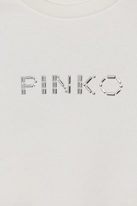 Fete Pinko hanorac de bumbac pentru copii KFFE011.C.FE014 alb