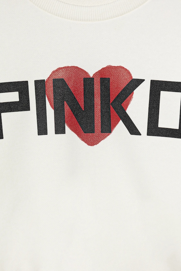 Dziewczynka Pinko bluza dziecięca KFFE023.C.FF013 biały