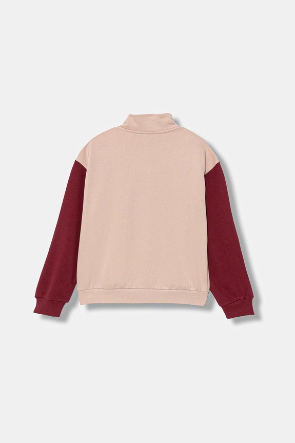 Детская хлопковая кофта United Colors of Benetton 3J68C505D.G.seasonal розовый AW25